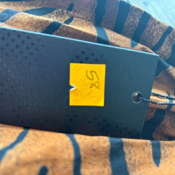 HELL BUNNY XS Tiger Print Pocket Circle Skirt NWT - Picture 4 of 14